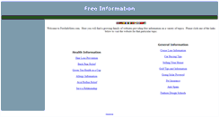 Desktop Screenshot of freeinfosites.com