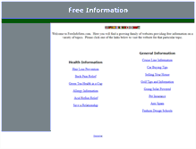 Tablet Screenshot of freeinfosites.com
